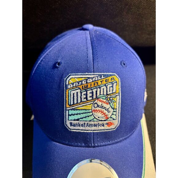 New Era 9TWENTY Winter Meetings Orlando Baseball Hat– Blue Adjustable - Picture 2 of 7